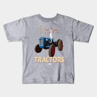 I Love Tractors Dexta Kids T-Shirt